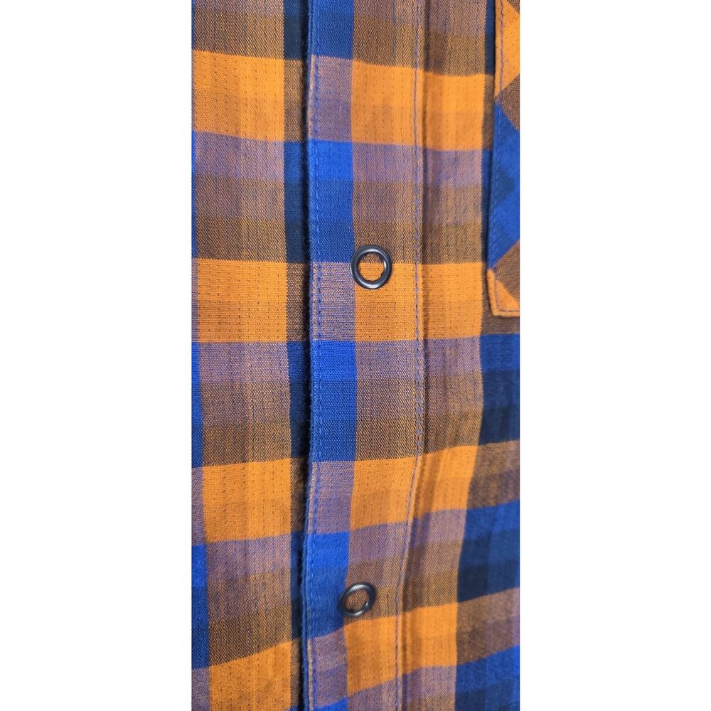 Mountain Hardware Mens reversible thick Plaid Button Up Shirt Size Large - Picture 5 of 7